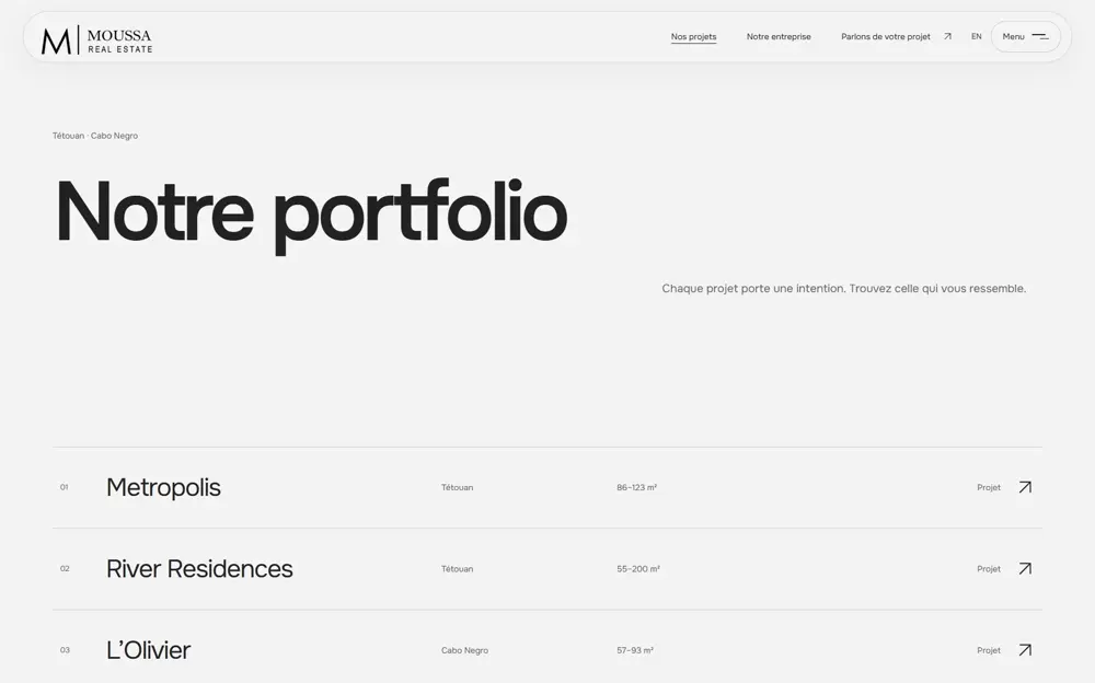 From a card catalogue to a readable project index: rebuilt website
